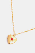 Carregar imagem no visualizador da galeria, Zircon Heart Shape 14K Gold-Plated Pendant Necklace
