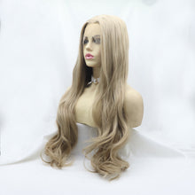 Carregar imagem no visualizador da galeria, 13*3&quot; Lace Front Wigs Synthetic Long Wavy 24&quot; 130% Density
