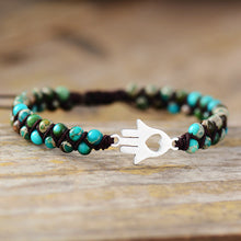 Carregar imagem no visualizador da galeria, Turquoise Beaded Bracelet
