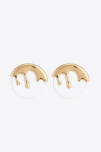 Load image into Gallery viewer, Zinc Alloy and Acetate Stud Earrings
