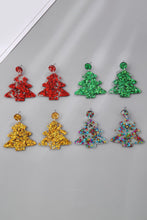 Carregar imagem no visualizador da galeria, Christmas Tree Acrylic Earrings
