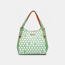 Carregar imagem no visualizador da galeria, Nicole Lee USA Contrast Polka Dot Handbag
