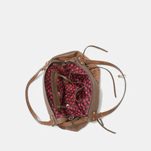 Load image into Gallery viewer, Nicole Lee USA Side Braided Tassel Inlaid Rhinestone Embroidery Hobo Bag
