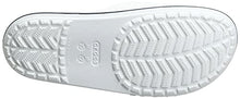 Load image into Gallery viewer, Crocs Unisex Bayaband Slides | Slide Sandals, White/Navy, 4 Men/6 Women
