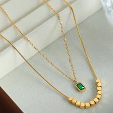 Carregar imagem no visualizador da galeria, 18K Gold-Plated Double-Layered Necklace
