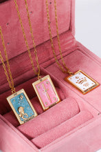 Load image into Gallery viewer, Tarot Card Pendant Copper Necklace
