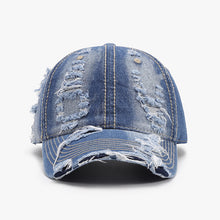 Carregar imagem no visualizador da galeria, Distressed Adjustable Cotton Baseball Cap
