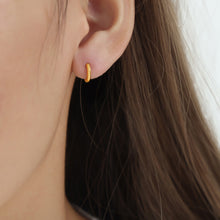 Load image into Gallery viewer, 18K Gold-Plated Huggie Earrings
