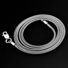 Carregar imagem no visualizador da galeria, 19.7&quot; Snake Chain 925 Sterling Silver Necklace
