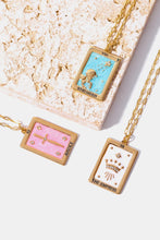 Load image into Gallery viewer, Tarot Card Pendant Copper Necklace
