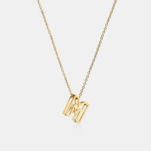 Load image into Gallery viewer, Stainless Steel Letter Pendant Necklace
