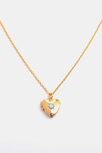 Carregar imagem no visualizador da galeria, Zircon Heart Shape 14K Gold-Plated Pendant Necklace
