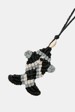 Load image into Gallery viewer, Cotton Cord Fish Shape Pendant Necklace
