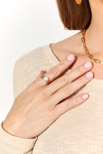 Carregar imagem no visualizador da galeria, Adored Pearl Stainless Steel Open Ring
