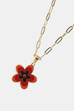 Carregar imagem no visualizador da galeria, Flower Pendant Stainless Steel Necklace
