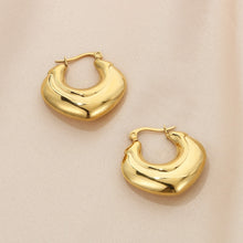 Carregar imagem no visualizador da galeria, Stainless Steel Hinged Hoop Earrings
