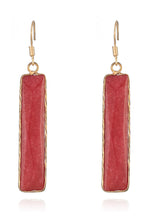 Carregar imagem no visualizador da galeria, Natural Stone Drop Earrings
