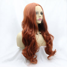 Carregar imagem no visualizador da galeria, 13*3&quot; Lace Front Wigs Synthetic Long Wavy 24&quot; 130% Density
