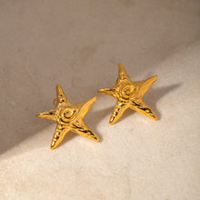 Carregar imagem no visualizador da galeria, Stainless Steel Star Shape Earrings
