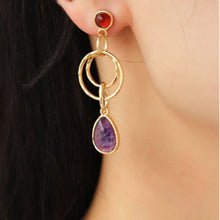 Carregar imagem no visualizador da galeria, Teardrop Shape Alloy Dangle Earrings
