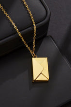 Carregar imagem no visualizador da galeria, Envelope Pendant Stainless Steel Necklace
