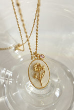 Carregar imagem no visualizador da galeria, Flower Shell Pendant Copper Necklace
