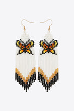 Carregar imagem no visualizador da galeria, Butterfly Beaded Dangle Earrings
