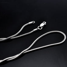 Carregar imagem no visualizador da galeria, 21.7&quot; Snake Chain 925 Sterling Silver Necklace
