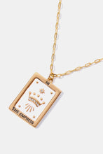 Load image into Gallery viewer, Tarot Card Pendant Copper Necklace
