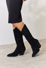 Load image into Gallery viewer, Forever Link Rhinestone Knee High Cowboy Boots
