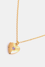 Carregar imagem no visualizador da galeria, Zircon Heart Shape 14K Gold-Plated Pendant Necklace
