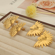 Carregar imagem no visualizador da galeria, Titanium Steel Gold-Plated Earrings
