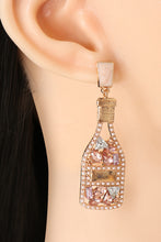 Carregar imagem no visualizador da galeria, Wine Shape Zinc Alloy Acrylic Dangle Earrings
