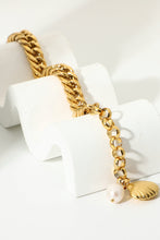 Load image into Gallery viewer, 18K Gold-Plated Curb Chain Bracelet
