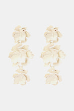 Load image into Gallery viewer, Flower Shape Zinc Alloy Dangle Earrings
