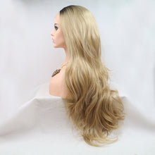 Carregar imagem no visualizador da galeria, 13*3&quot; Lace Front Wigs Synthetic Long Wavy 24&quot; 130% Density
