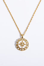 Carregar imagem no visualizador da galeria, Zircon Decor North Star Pendant Copper Necklace
