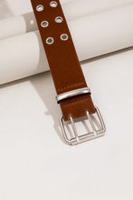 Load image into Gallery viewer, Double Row Grommet PU Leather Belt
