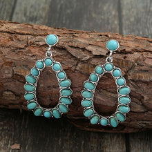 Carregar imagem no visualizador da galeria, Artificial Turquoise Earrings
