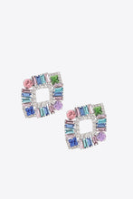 Load image into Gallery viewer, Multicolored Glass Stone Earrings
