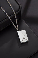 Carregar imagem no visualizador da galeria, Envelope Pendant Stainless Steel Necklace
