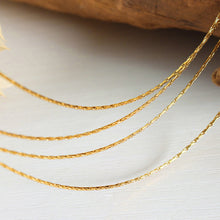 Carregar imagem no visualizador da galeria, 18K Gold-Plated Multi-Layer Clavicle Chain Necklace
