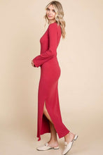 Load image into Gallery viewer, Culture Code Full Size Round Neck Bodycon Bell Maxi Dress
