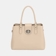 Carregar imagem no visualizador da galeria, David Jones PU Leather Twist-Lock Tote Bag
