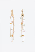 Load image into Gallery viewer, Beaded Long Chain Earrings
