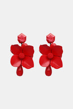 Carregar imagem no visualizador da galeria, Bloosom Flower and Teardrop Resin Dangle Earrings
