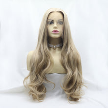 Carregar imagem no visualizador da galeria, 13*3&quot; Lace Front Wigs Synthetic Long Wavy 24&quot; 130% Density
