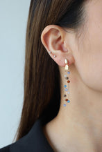 Load image into Gallery viewer, Beaded Long Chain Earrings
