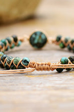 Carregar imagem no visualizador da galeria, Handmade Beaded Copper Bracelet
