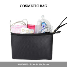 Carregar imagem no visualizador da galeria, Kit Bolsa Feminina Grande + Baú + Carteira (Preto)…
